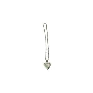 Western Elk Creek Mexico Sterling Silver Heart Hand Carved Filagree 19” Necklace